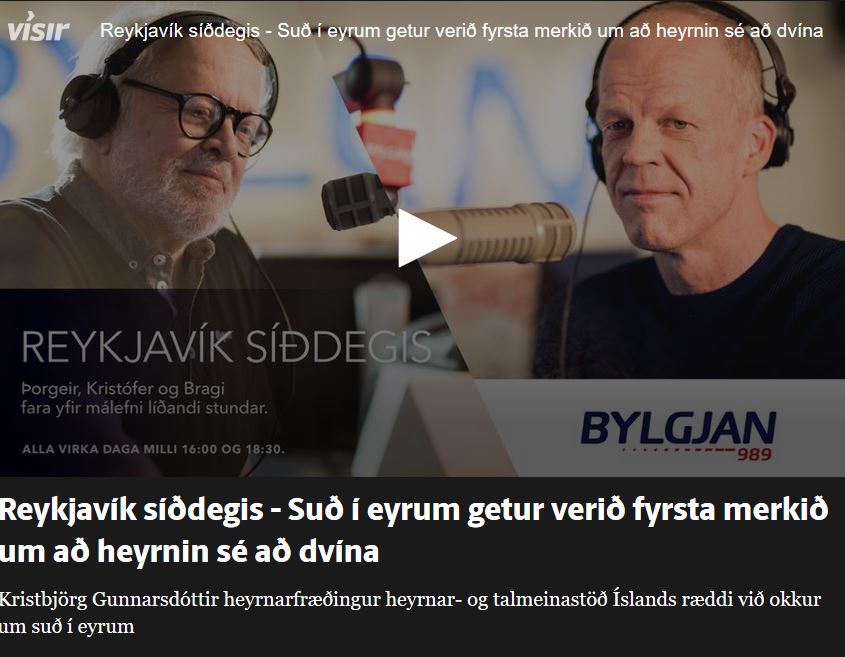 rvk siðdegis KG eyrnasuð